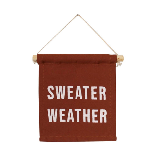 Sweater Weather Canvas Sign