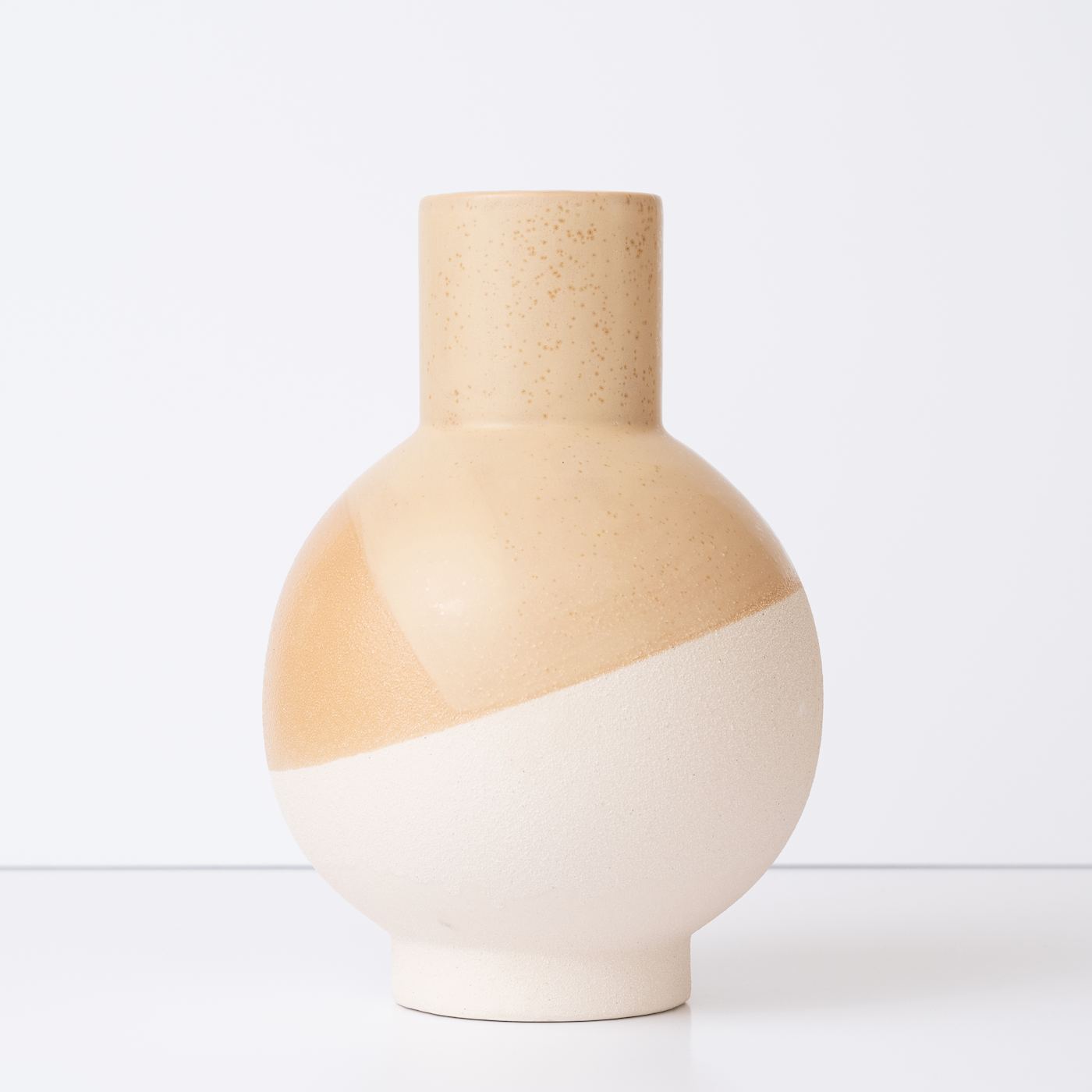 Abstract Peach Vase