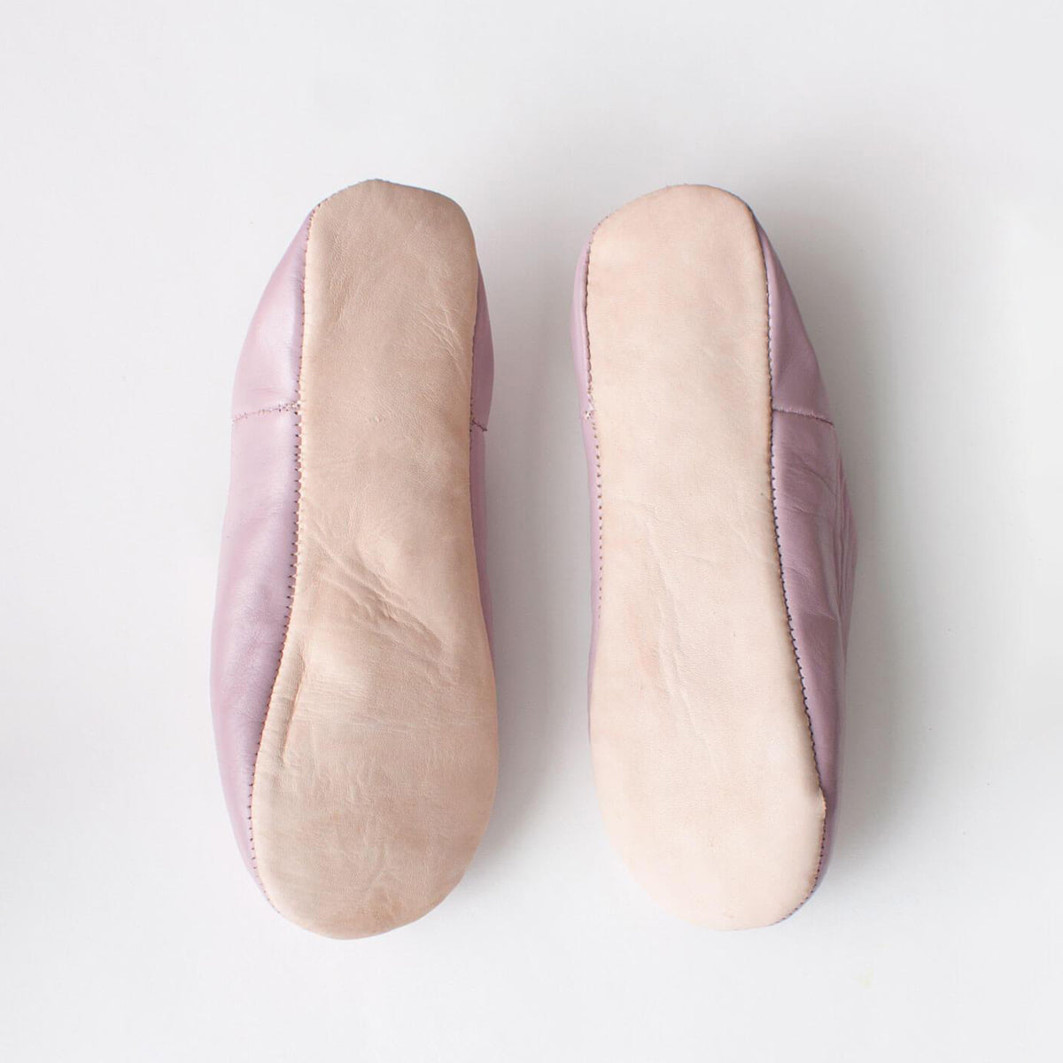 Moroccan Babouche Slippers, Pink