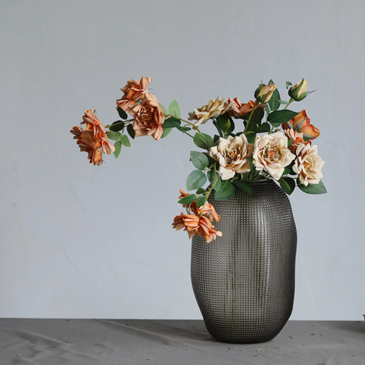 Irregular Dotted Gray Vase